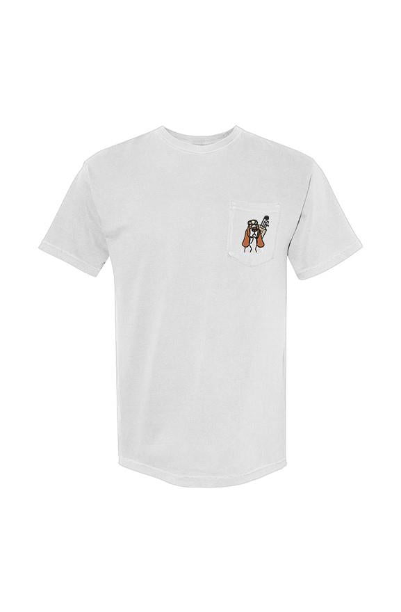 tan caddy white Heavyweight Pocket-T-Shirt