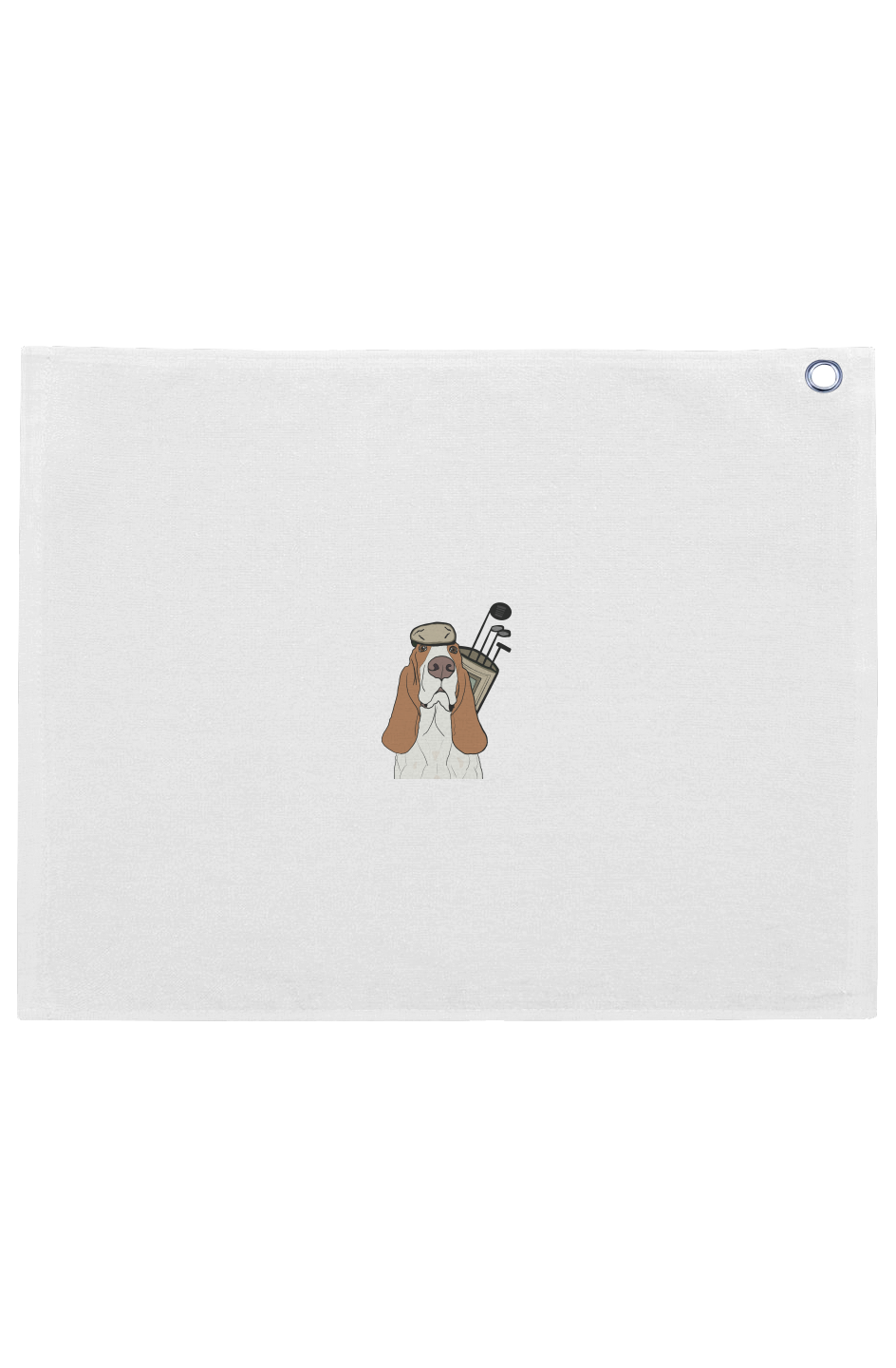 Tan Caddy Large Golf Towel