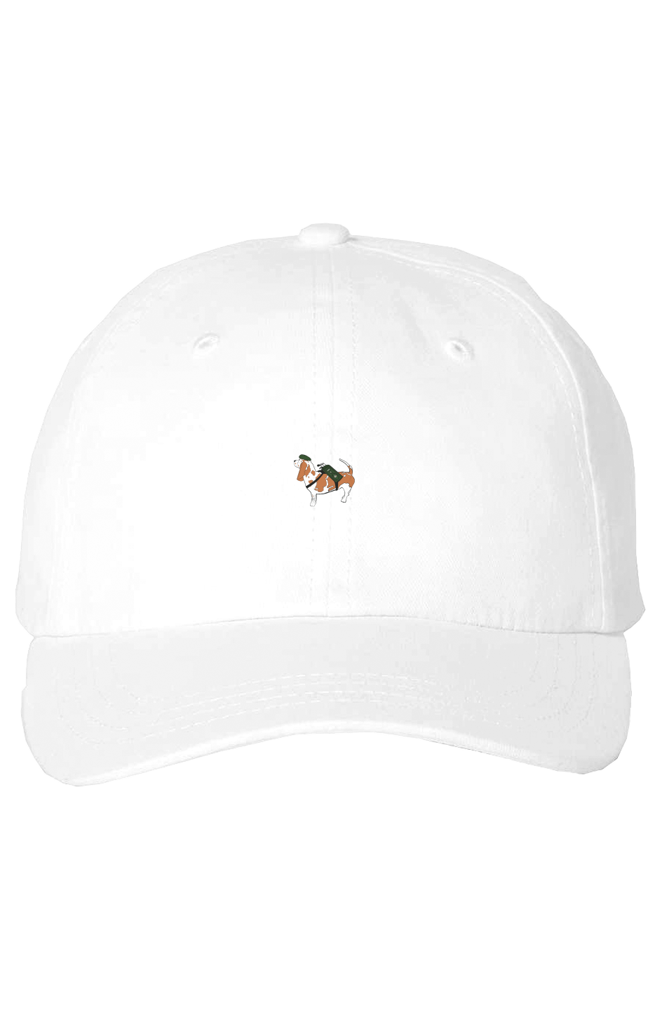 Caddy Profile Dad Hat - White