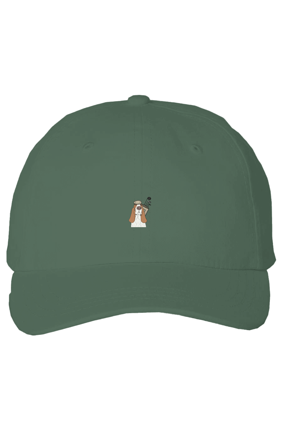 Caddy Crest Dad Hat - Green