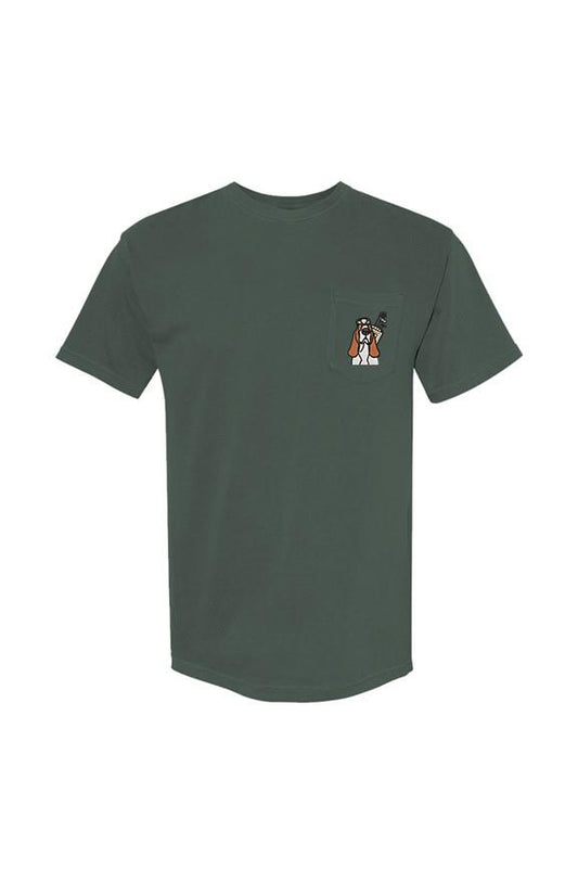 tan caddy green Heavyweight Pocket-T-Shirt