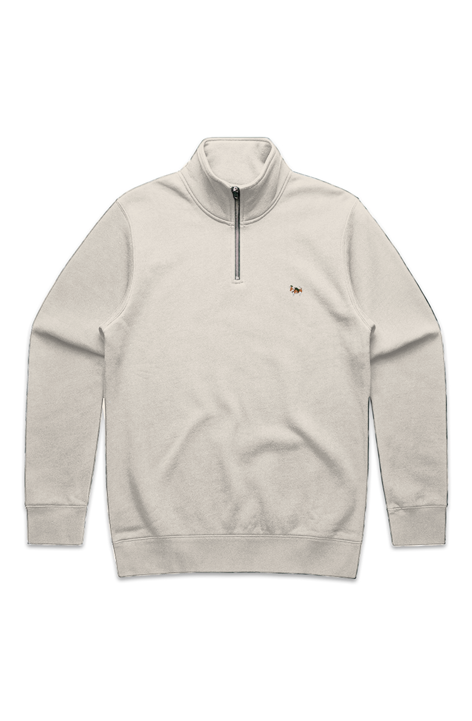 Caddy Green Logo MENS STENCIL HALF ZIP