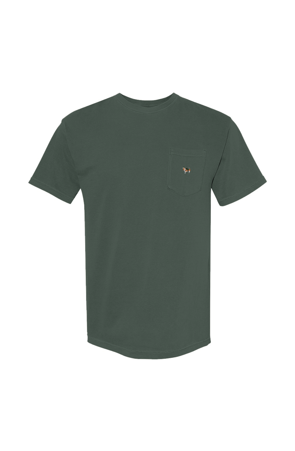Caddy Green Heavyweight Pocket-T-Shirt