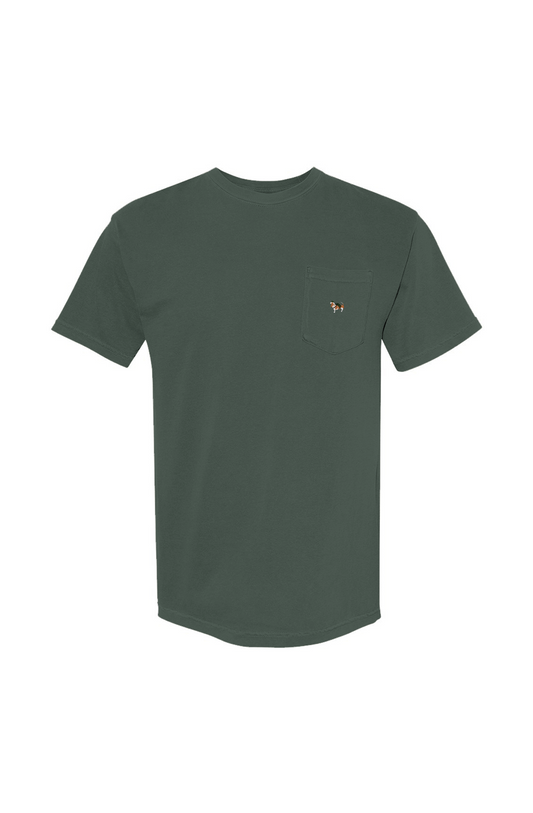 Caddy Green Heavyweight Pocket-T-Shirt